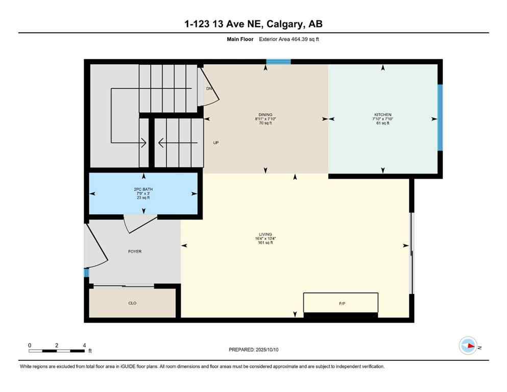 MLS® A2263530 - Unit #1 123 13 Avenue NE in Crescent Heights Calgary, Residential