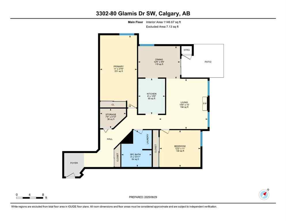 MLS® A2263538 - Unit #3302 80 Glamis Drive SW in Glamorgan Calgary, Residential
