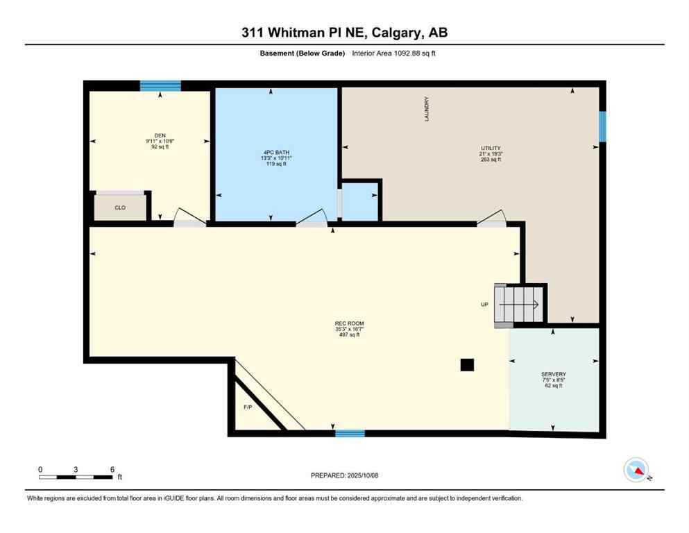 MLS® A2263539 - 331 Whitman Place NE in Whitehorn Calgary, Residential