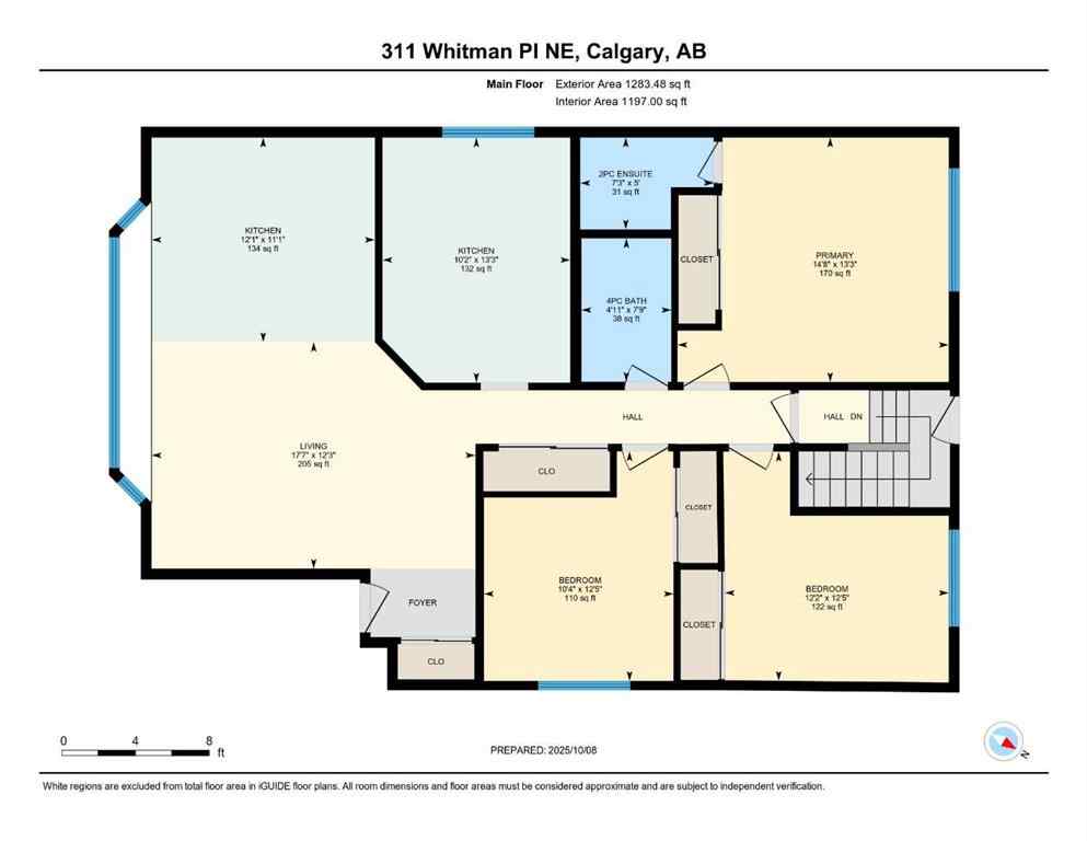 MLS® A2263539 - 331 Whitman Place NE in Whitehorn Calgary, Residential
