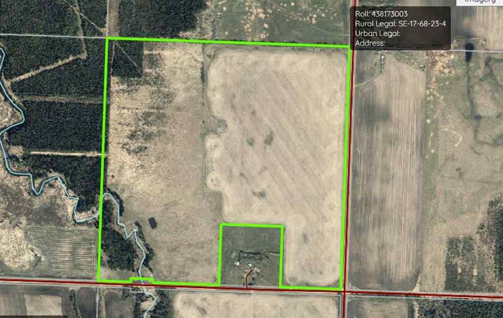 MLS® A2263563 -  SW 17-68-23-W4   in NONE Rural Athabasca County, Land