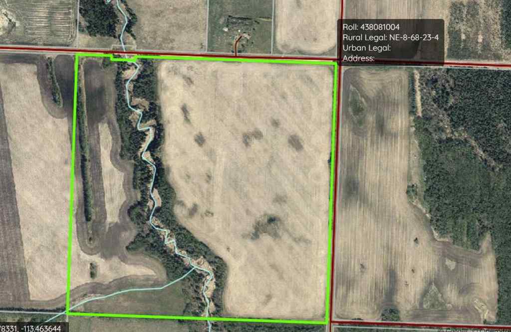 MLS® A2263563 -  SW 17-68-23-W4   in NONE Rural Athabasca County, Land