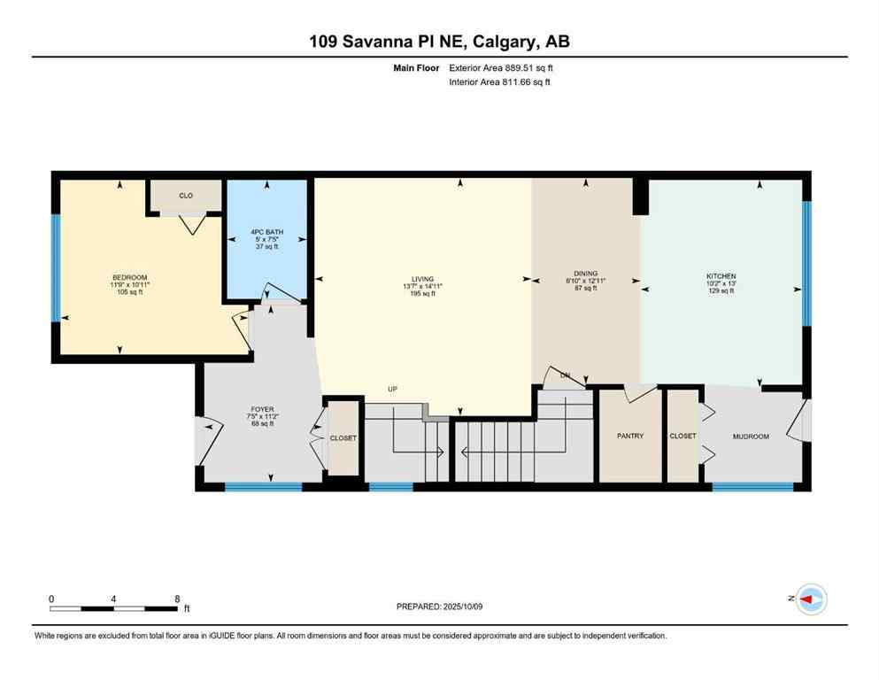 MLS® A2263590 - 109 Savanna Place NE in Saddle Ridge Calgary, Residential