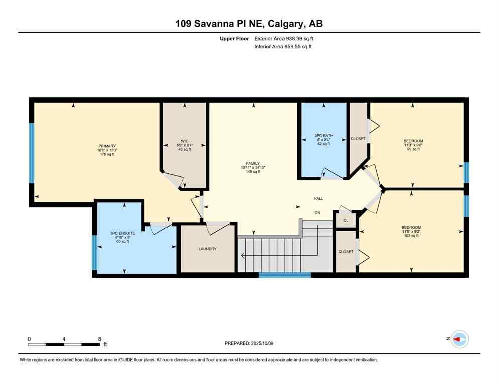 MLS® A2263590 - 109 Savanna Place NE in Saddle Ridge Calgary, Residential