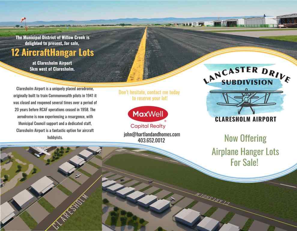 MLS® A2263595 - 43 Lancaster Drive  in NONE Claresholm, Land