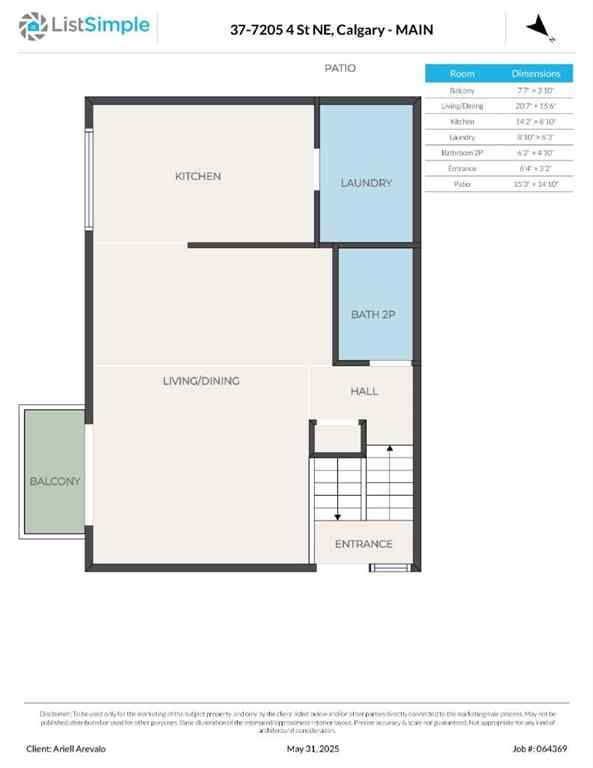 MLS® A2263608 - Unit #37 7205 4 Street NE in Huntington Hills Calgary, Residential