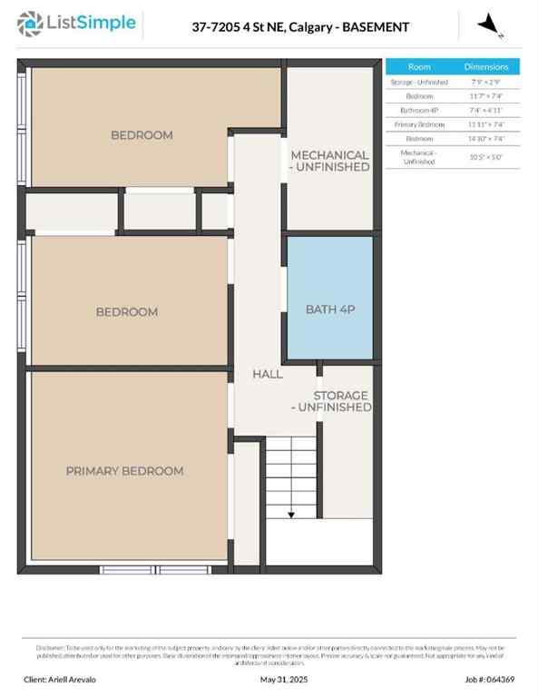 MLS® A2263608 - Unit #37 7205 4 Street NE in Huntington Hills Calgary, Residential