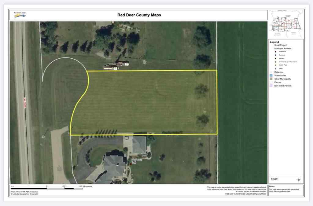 MLS® A2263610 -  C & E Trail   in NONE Rural Red Deer County, Land
