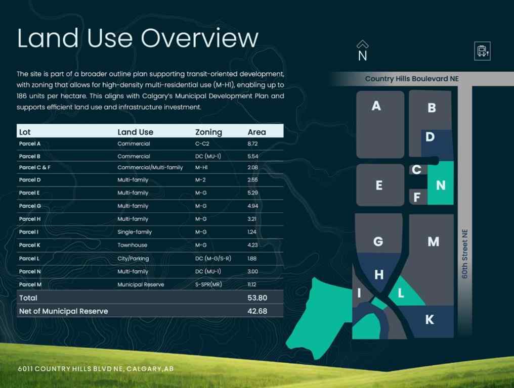 MLS® A2263650 - 6011 Country Hills Boulevard NE in Skyview Ranch Calgary, Land