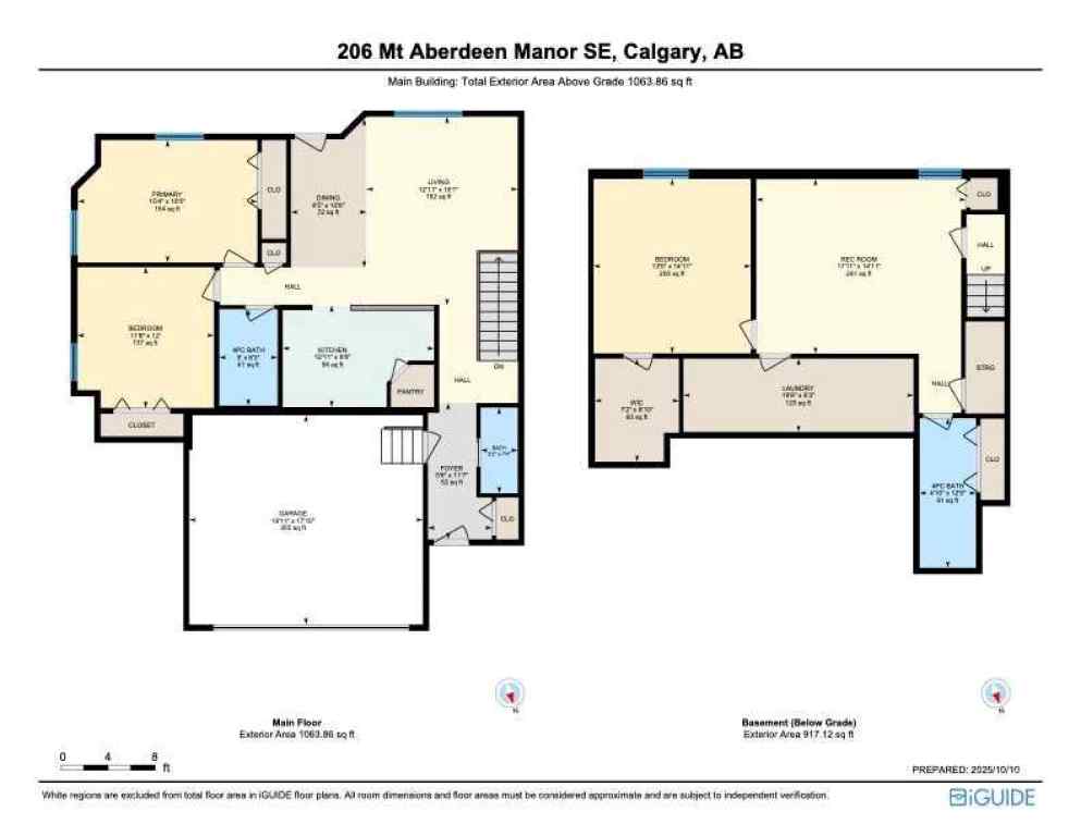 MLS® A2263702 - 206 Mt Aberdeen Manor SE in McKenzie Lake Calgary, Residential