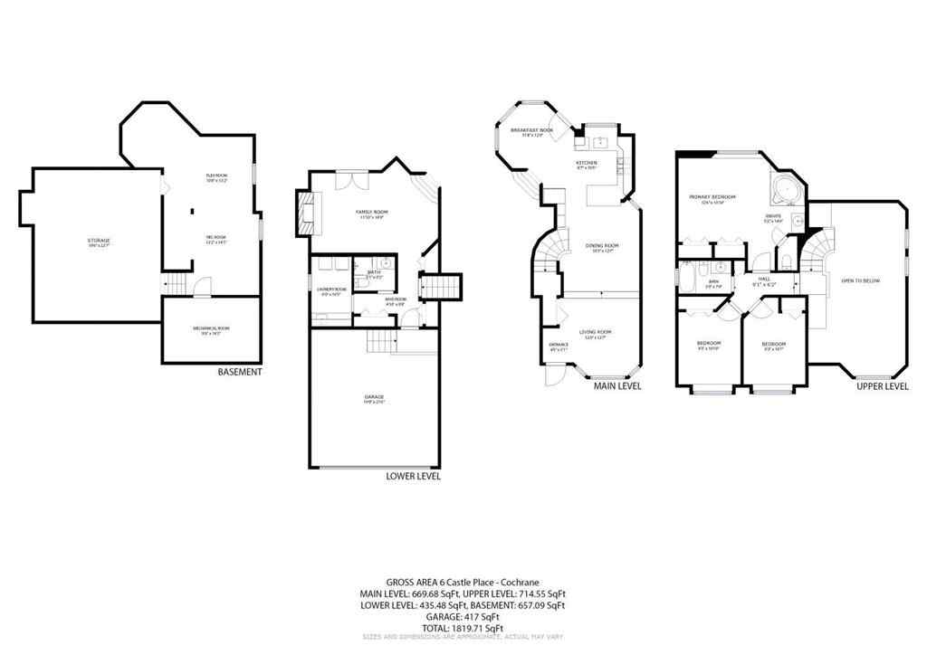 MLS® A2263704 - 6 Castle Place  in Glenbow Cochrane, Residential