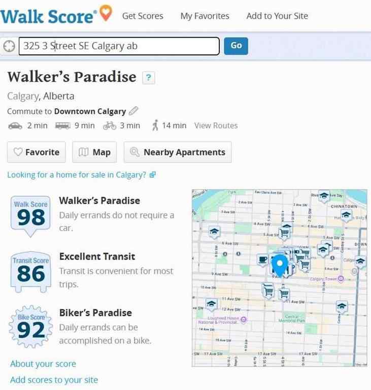 MLS® A2263716 - Unit #909 325 3 Street SE in Downtown East Village Calgary, Residential