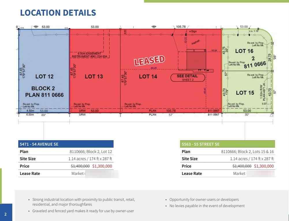 MLS® A2263747 - 5471 54 Avenue SE in Starfield Calgary, Land