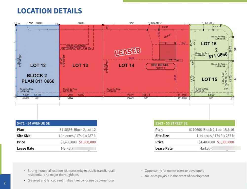 MLS® A2263752 - 5563 55 Street SE in Starfield Calgary, Land