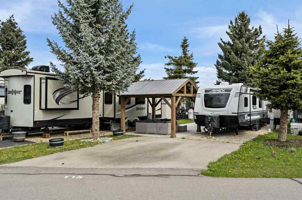 MLS® A2263755 - Unit #115 370165 79 Street E in Country Lane RV Park Rural Foothills County, Land