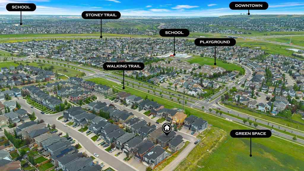 MLS® A2263777 - 127 Evansview Road NW in Evanston Calgary, Residential