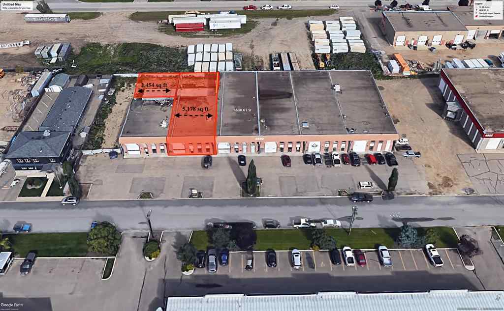 MLS® A2263845 - Unit #5 4630 61 Street  in Riverside Light Industrial Park Red Deer, Commercial