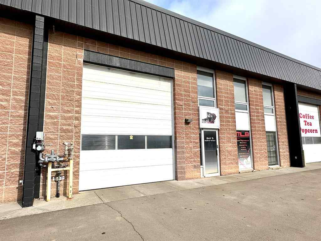 MLS® A2263845 - Unit #5 4630 61 Street  in Riverside Light Industrial Park Red Deer, Commercial