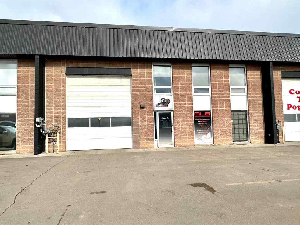 MLS® A2263845 - Unit #5 4630 61 Street  in Riverside Light Industrial Park Red Deer, Commercial