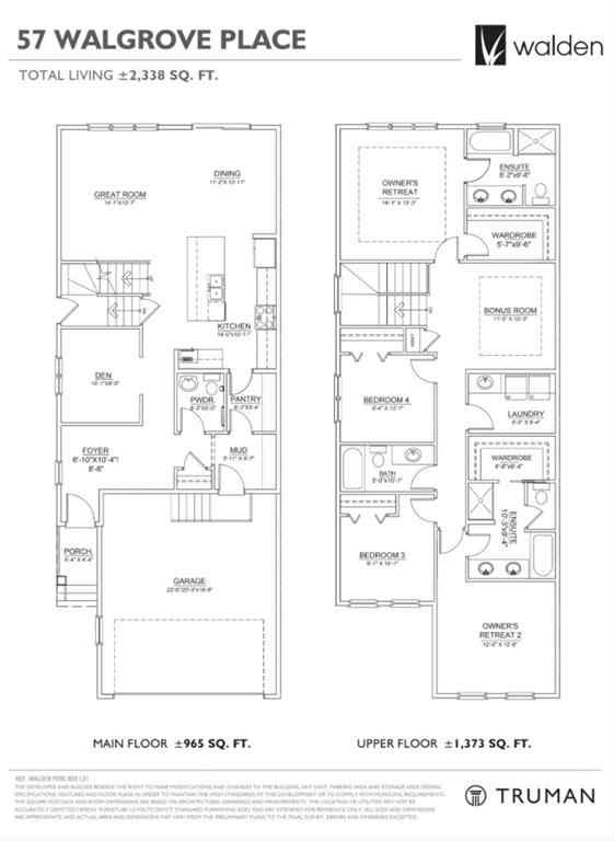 MLS® A2263953 - 57 Walgrove Bay SE in Walden Calgary, Residential