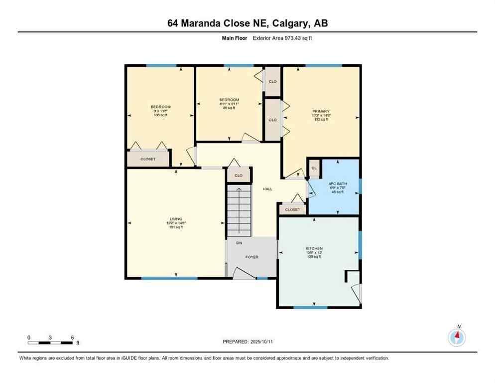 MLS® A2263969 - 64 Maranda Close NE in Marlborough Calgary, Residential