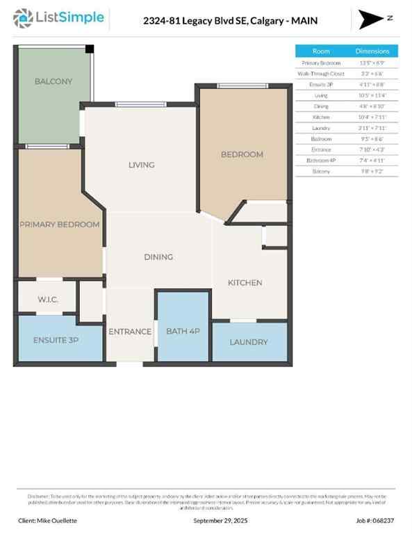 MLS® A2263992 - Unit #2324 81 Legacy Boulevard SE in Legacy Calgary, Residential