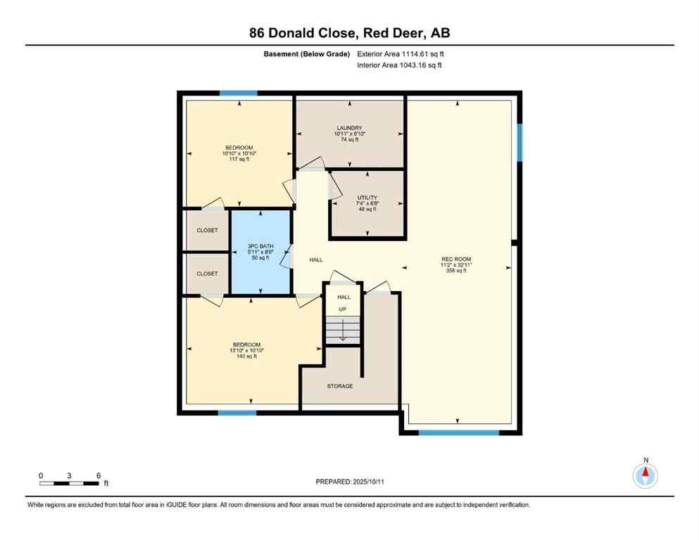 MLS® A2263996 - 86 Donald Close  in Davenport Red Deer, Residential