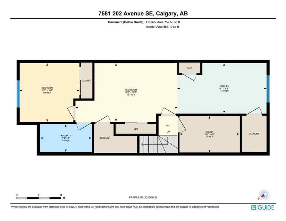 MLS® A2264033 - 7581 202 Avenue SE in Rangeview Calgary, Residential