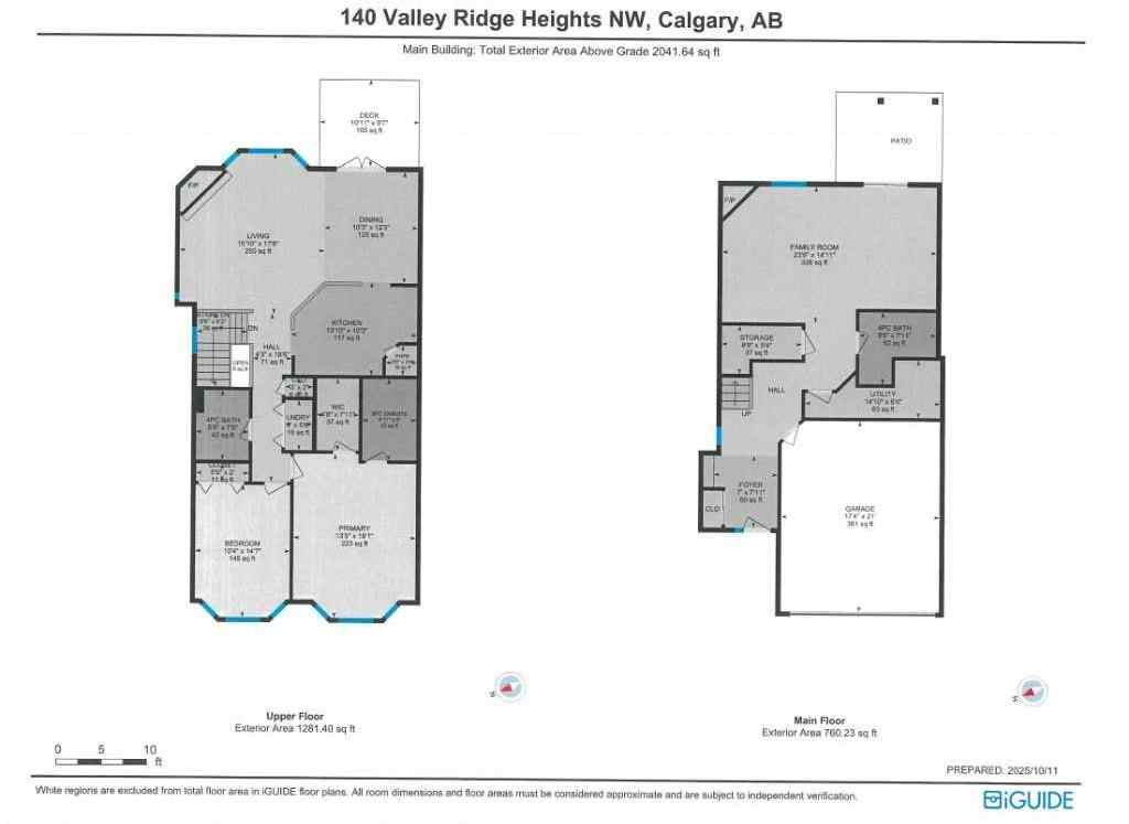 MLS® A2264068 - 140 Valley Ridge Heights NW in Valley Ridge Calgary, Residential