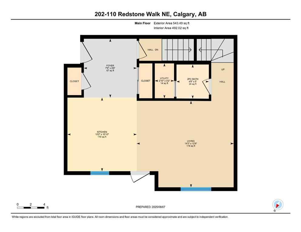MLS® A2264074 - Unit #202 110 Redstone Walk NE in Redstone Calgary, Residential