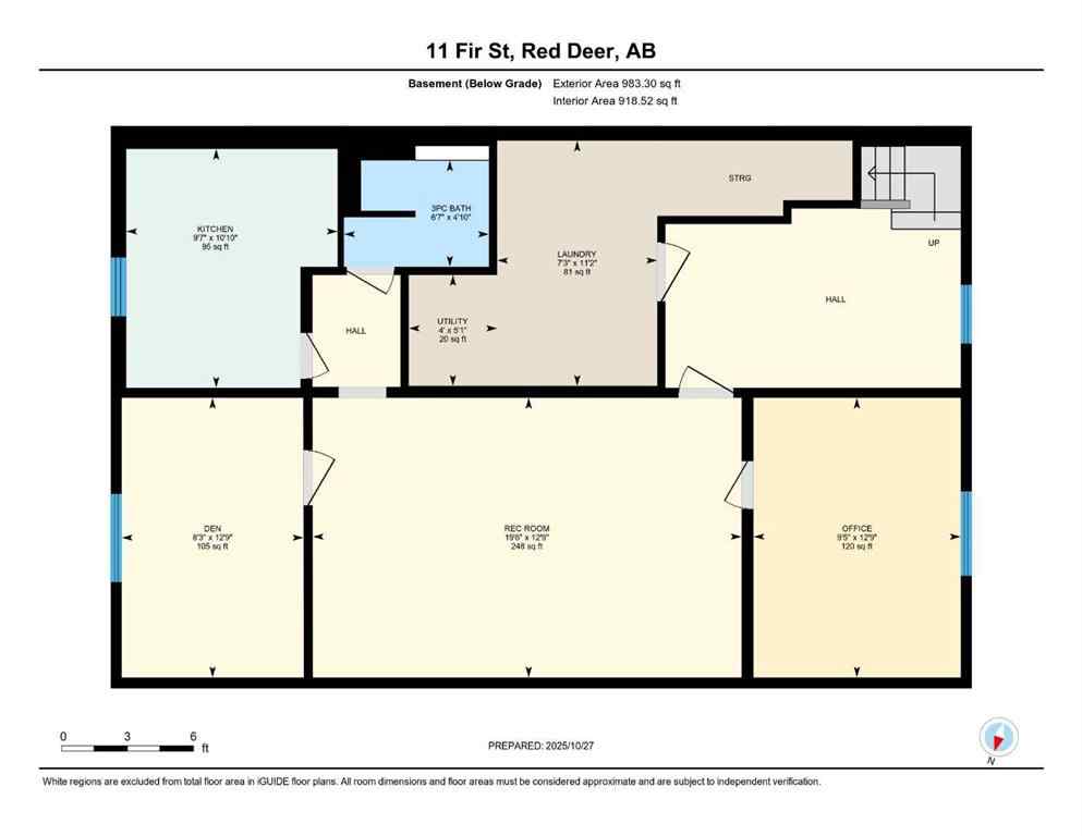 MLS® A2264121 - 11 Fir Street  in Fairview Red Deer, Residential