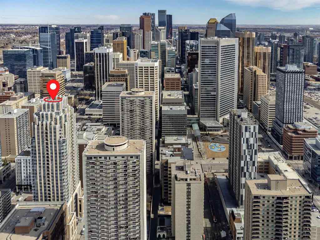 MLS® A2264159 - Unit #3303 930 6 Avenue SW in Downtown Commercial Core Calgary, Residential