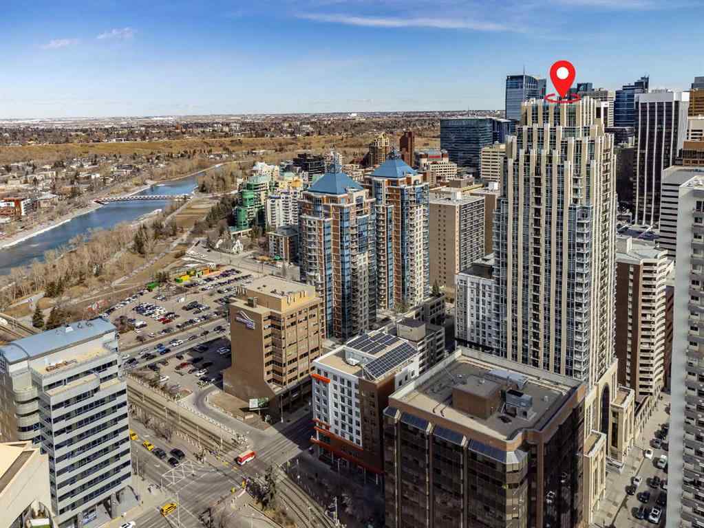 MLS® A2264159 - Unit #3303 930 6 Avenue SW in Downtown Commercial Core Calgary, Residential