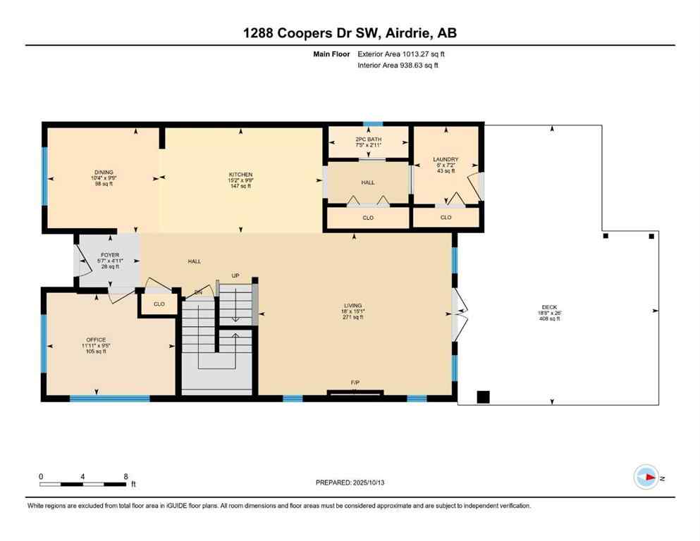 MLS® A2264161 - 1288 Coopers Drive SW in Coopers Crossing Airdrie, Residential