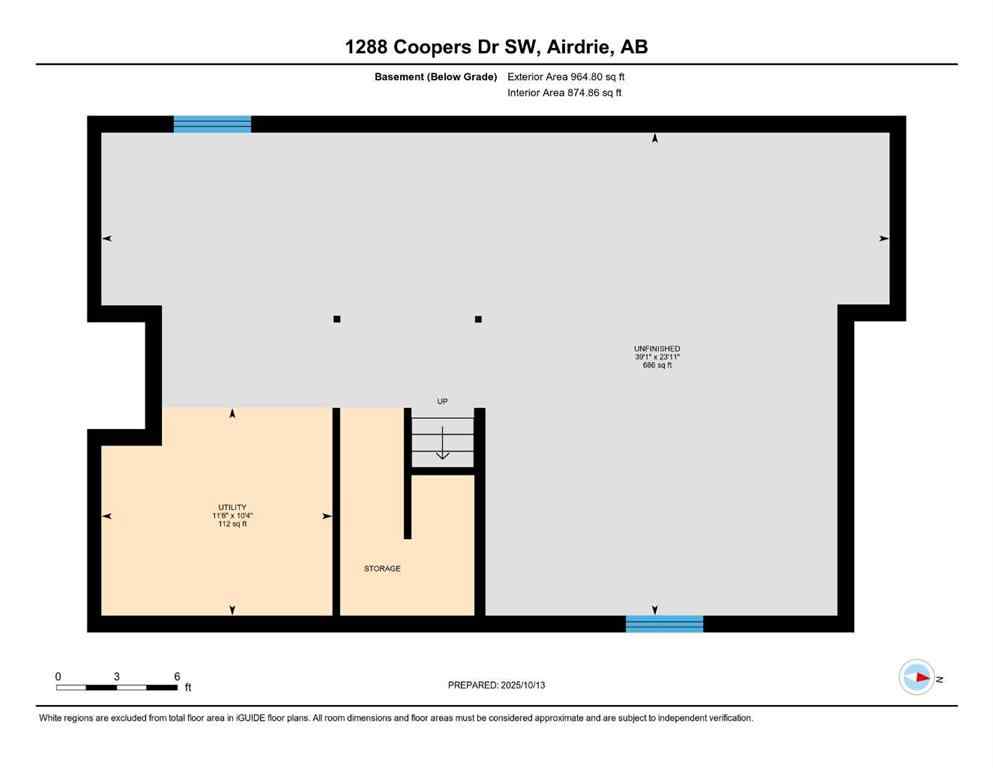 MLS® A2264161 - 1288 Coopers Drive SW in Coopers Crossing Airdrie, Residential
