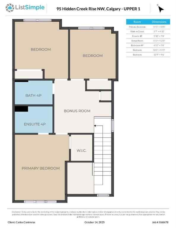 MLS® A2264186 - 95 Hidden Creek Rise NW in Hidden Valley Calgary, Residential