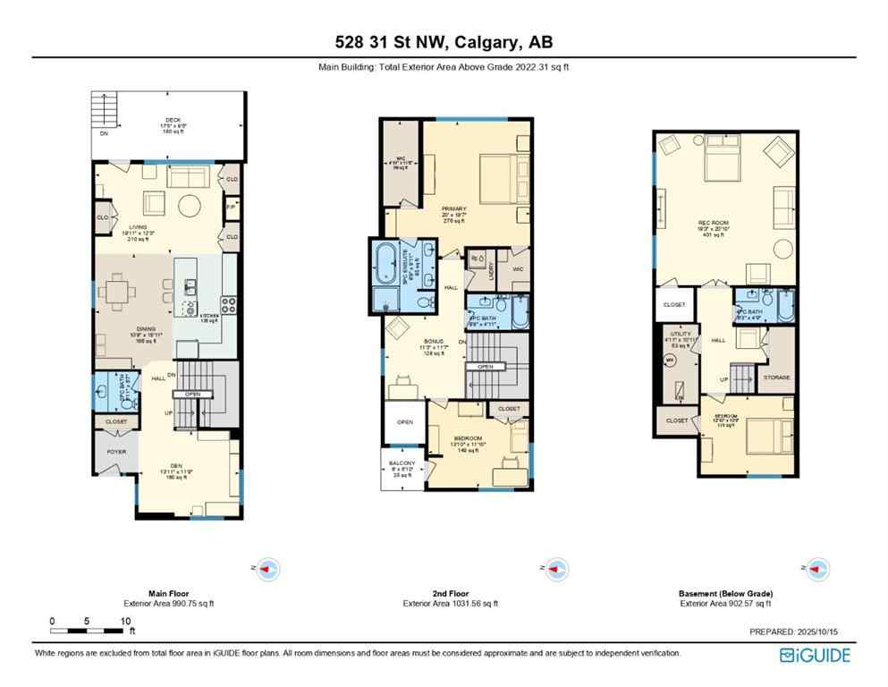 MLS® A2264187 - 528 31 Street NW in Parkdale Calgary, Residential