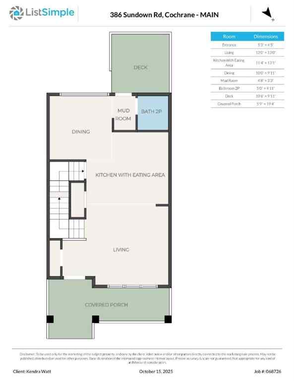 MLS® A2264261 - 386 Sundown Road  in Sunset Ridge Cochrane, Residential