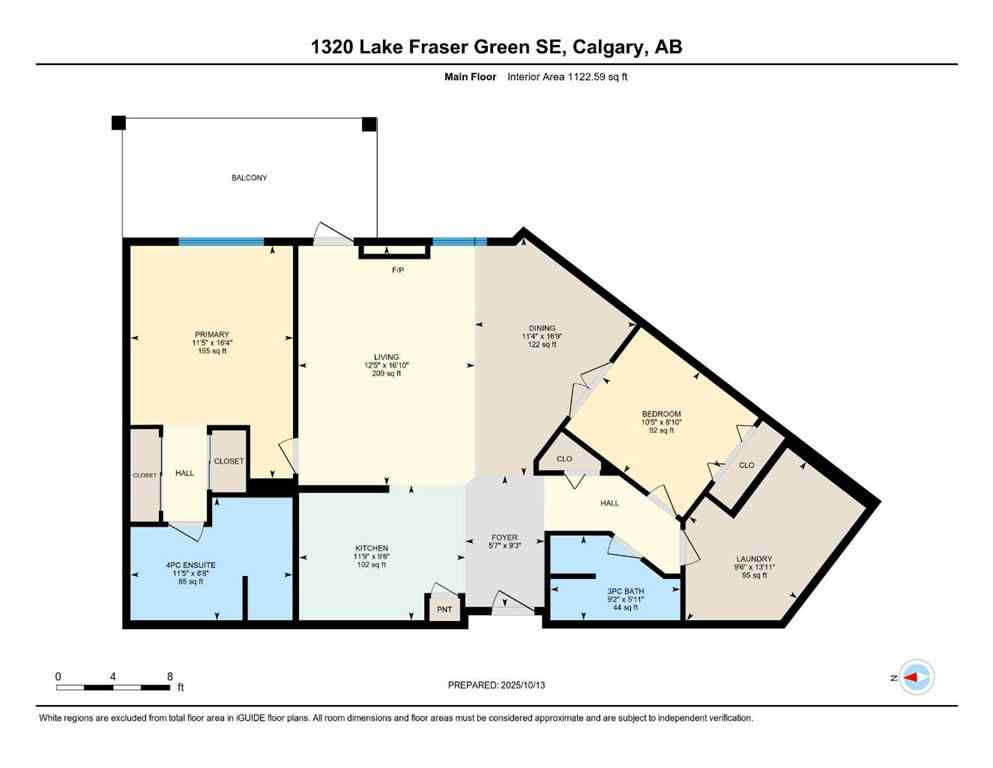 MLS&reg; # A2264285 - Unit #1320 1320 Lake Fraser Green SE in Lake Bonavista Calgary, Residential Open Houses