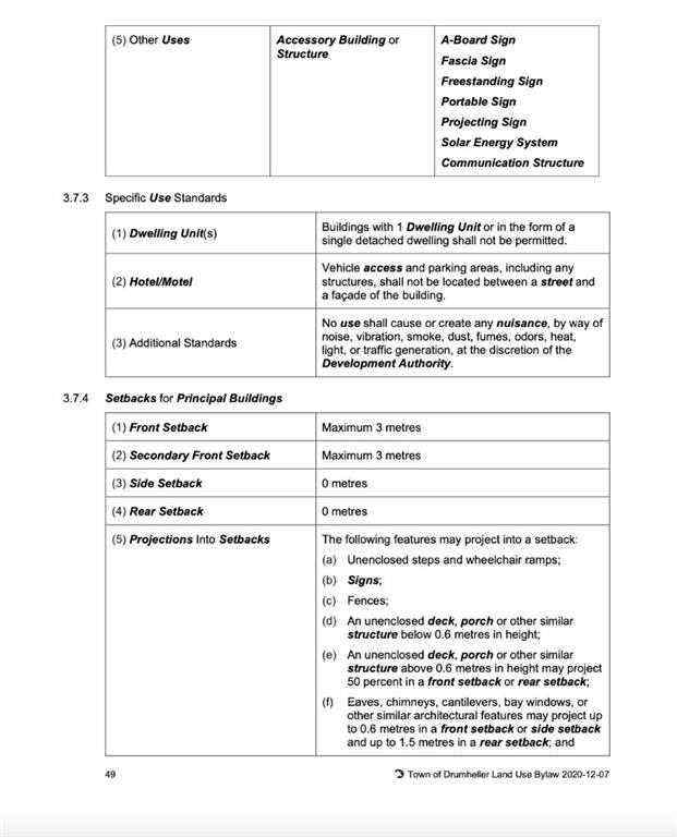 MLS® A2264287 - 95 3 Avenue E in Downtown Drumheller Drumheller, Commercial