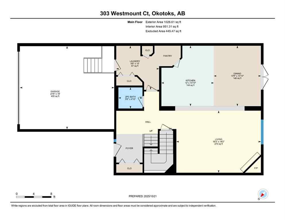 MLS® A2264302 - 303 Westmount Court  in Westridge Okotoks, Residential