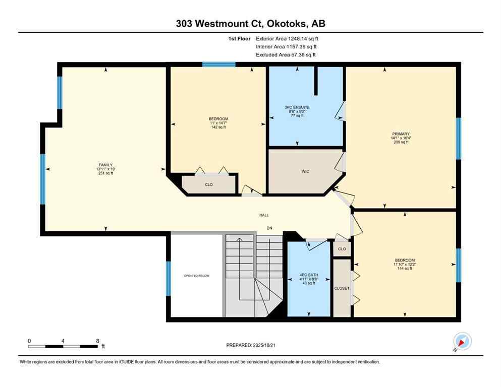 MLS® A2264302 - 303 Westmount Court  in Westridge Okotoks, Residential