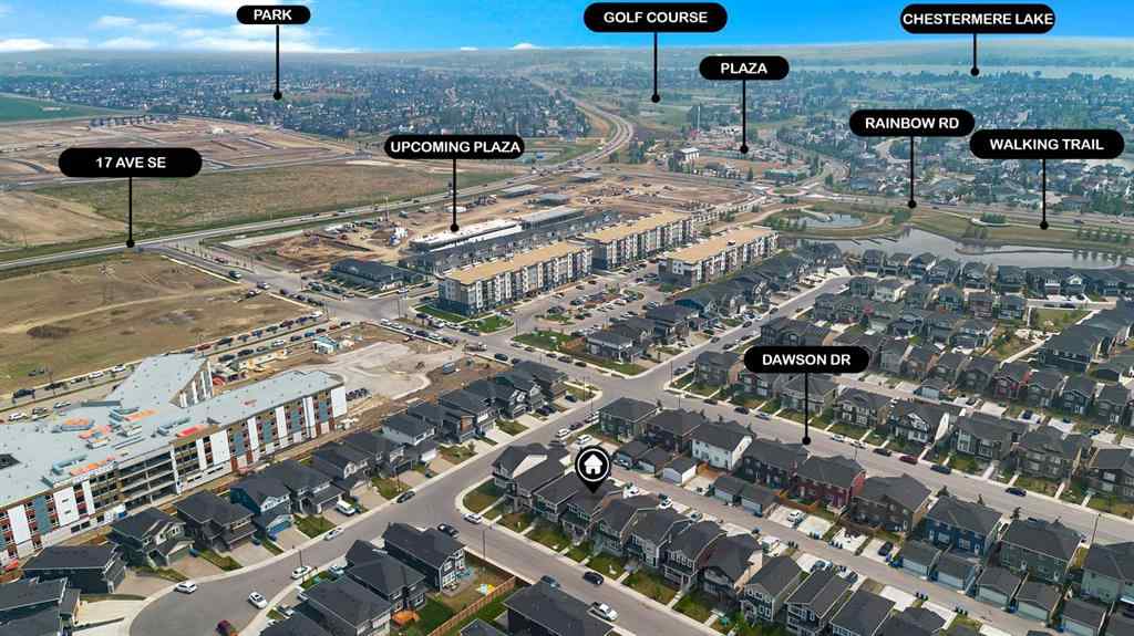 MLS® A2264365 - 190 Dawson Harbour Rise  in Dawson\'s Landing Chestermere, Residential