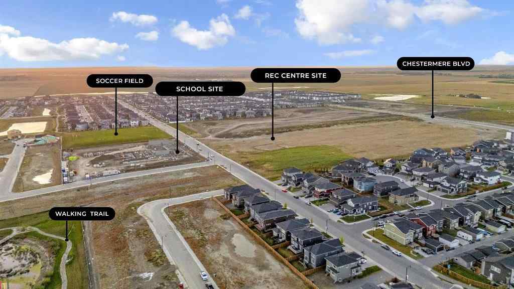 MLS® A2264365 - 190 Dawson Harbour Rise  in Dawson\'s Landing Chestermere, Residential