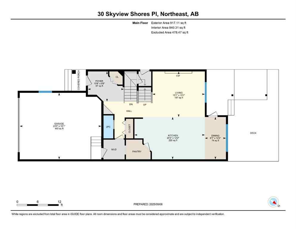 MLS® A2264366 - 30 Skyview Shores Place NE in Skyview Ranch Calgary, Residential