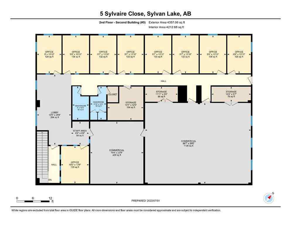MLS® A2264385 - 5 Sylvaire Close  in Cuendet Industrial Park Sylvan Lake, Commercial
