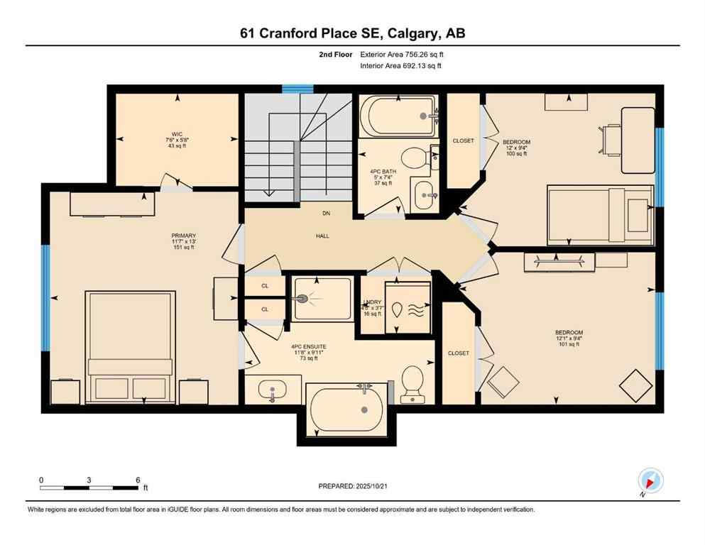 MLS® A2264393 - 61 Cranford Place SE in Cranston Calgary, Residential