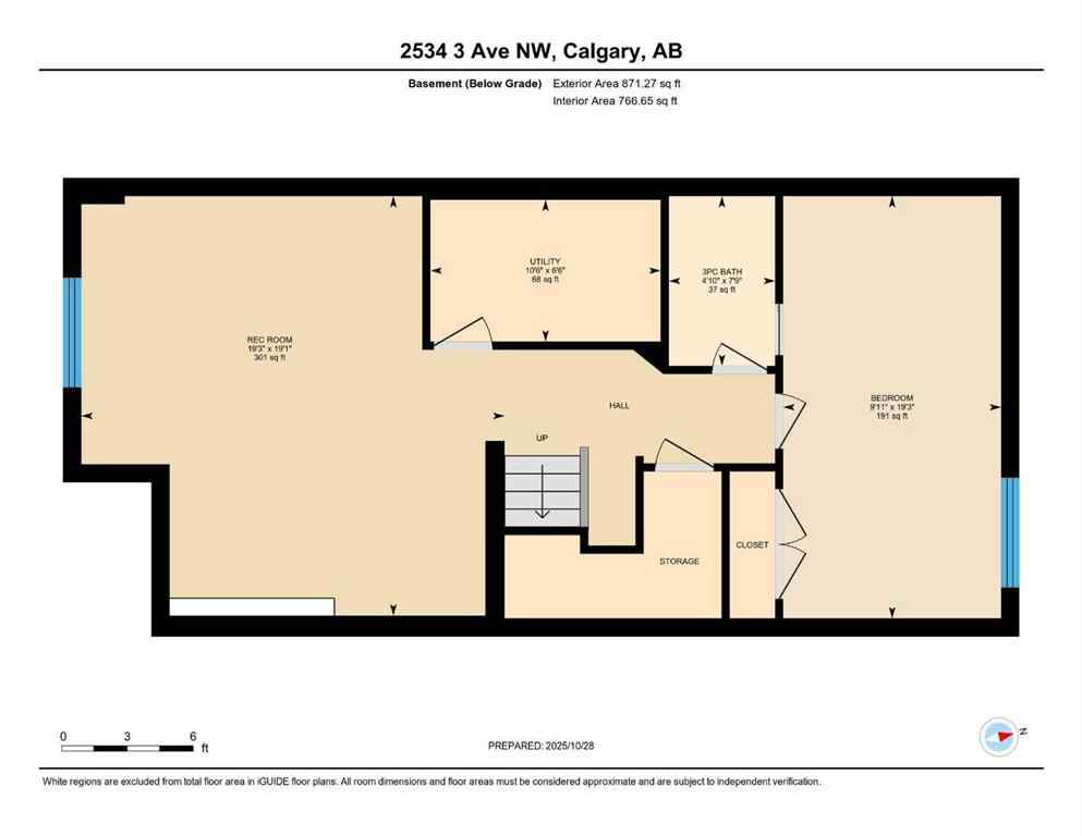 MLS® A2264394 - 2534 3 Avenue NW in West Hillhurst Calgary, Residential