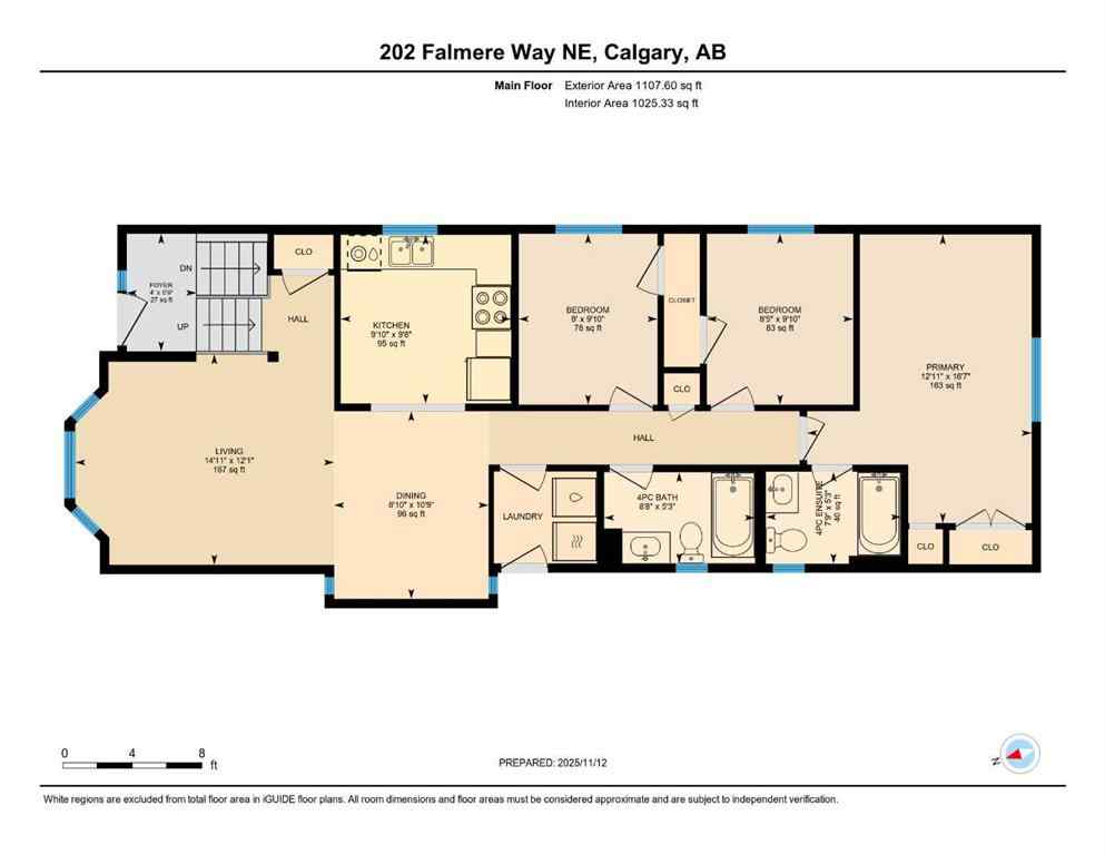 MLS® A2264397 - 202 Falmere Way NE in Falconridge Calgary, Residential