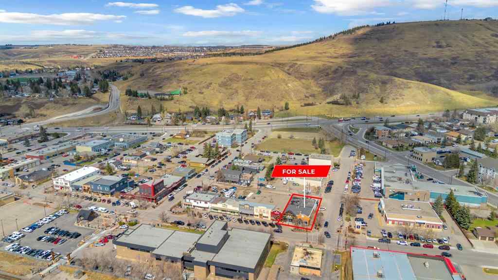 MLS® A2264435 - 107 First Avenue W in Downtown Cochrane, Commercial